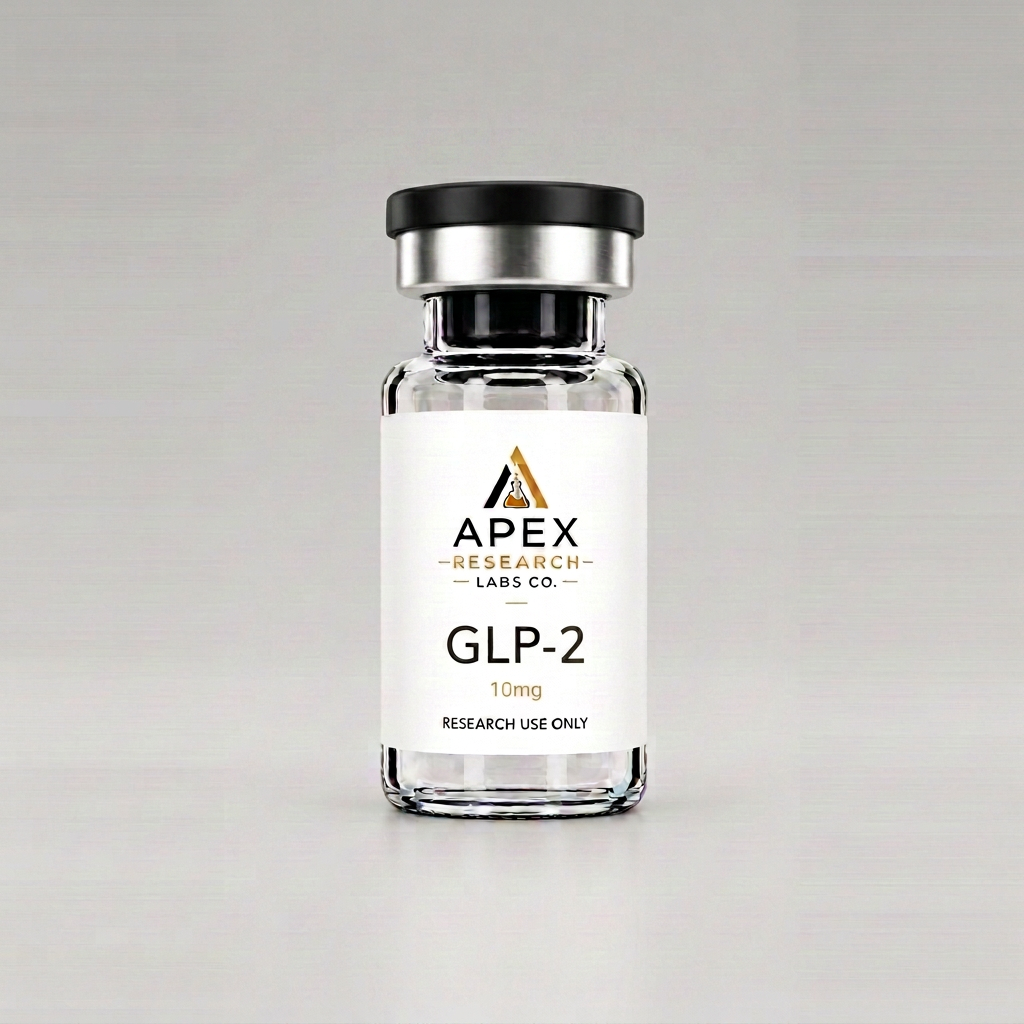 GLP-2 research vial by Apex Research Labs Co.
